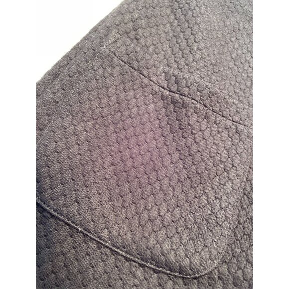 Boden Texture Mid Length Black Dress Pockets 3/4 Sleeves Y2K Classic Corpcore 2P - Picture 10 of 12